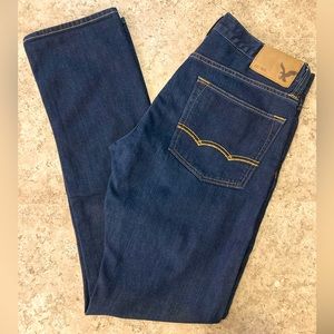 American Eagle Slim Fit Navy Dark Wash Jeans 31x34 31W 34L
